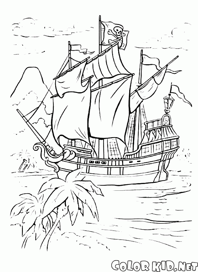 ジェームズ・フックの海賊船
