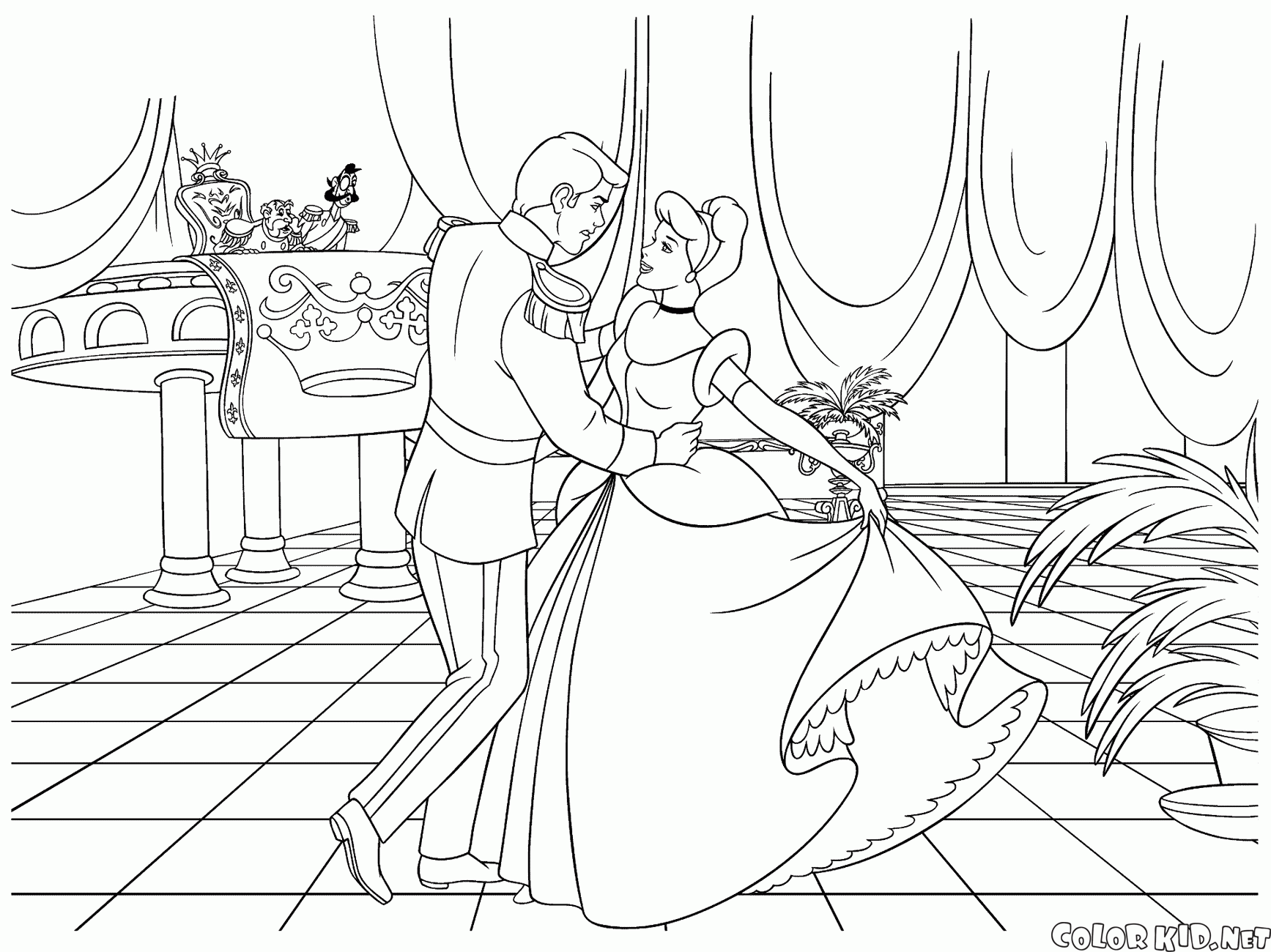 シンデレラと王子ダンス