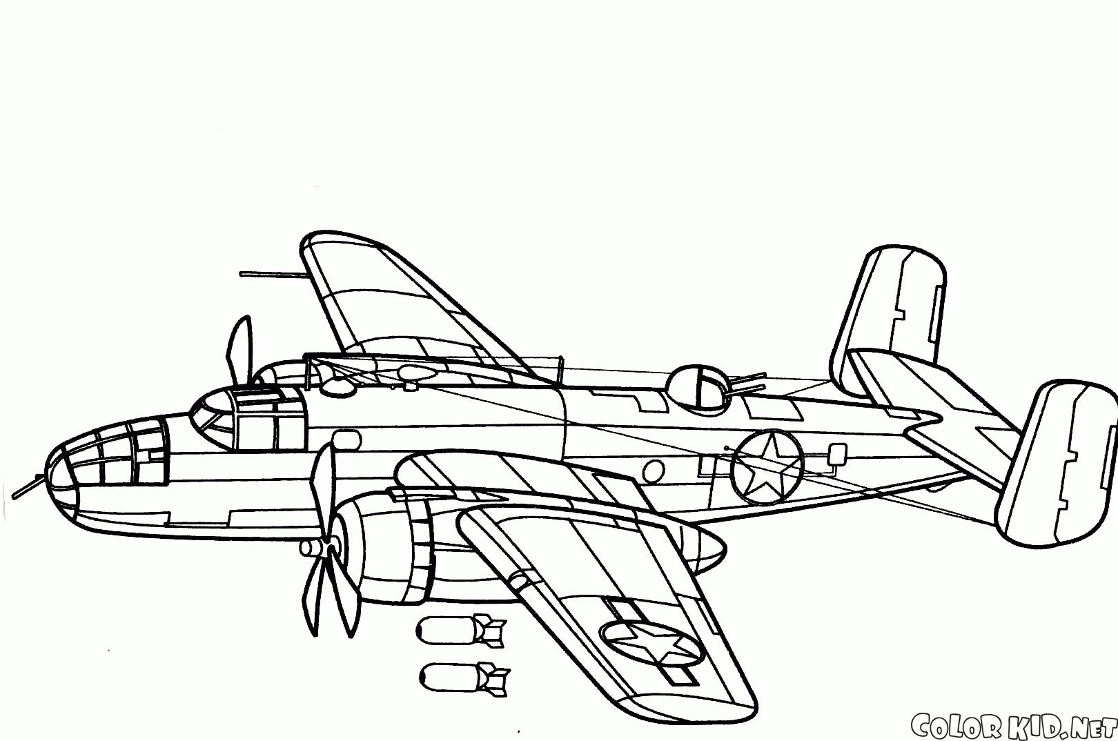 北アメリカのB-25Dミッチェル爆撃機