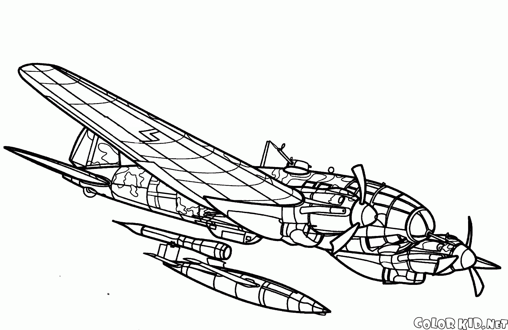 ハインケルHE-111H-22爆撃機