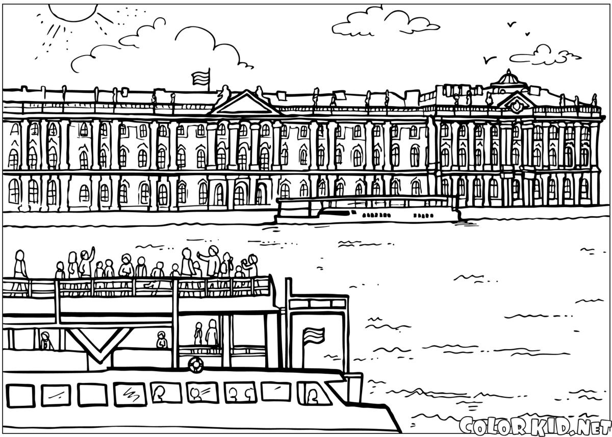 サンクトペテルブルクの冬の宮殿