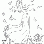 オーロラが歩く