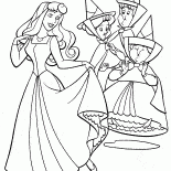 オーロラ姫と妖精