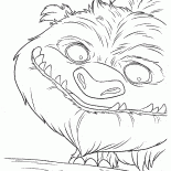 瞑想中にモンスター