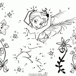 画像のドットを接続します