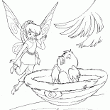 妖精とひよこ