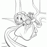 ぬりえ 塔の上のラプンツェル ぬりえ 塔の上のラプンツェル