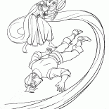 ぬりえ 塔の上のラプンツェル ぬりえ 塔の上のラプンツェル