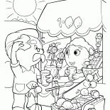 暑さの中でレモネード