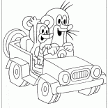 ほくろと車