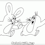 友人は急いでいます