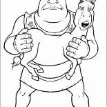 シュレックとロバ