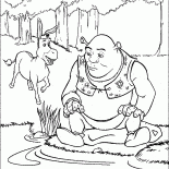 沼地でシュレック