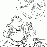 シュレック、ドンキーと妖精