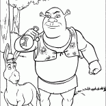 シュレックは、ポーションを飲みます