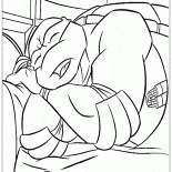 ラファエルは眠ります