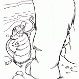 オポッサムと親切なマンモス