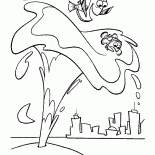 水のクジラの流れ