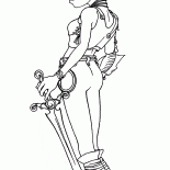 剣を持つセレニア