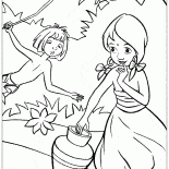 モーグリと少女