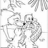 オオカミとモーグリ