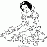 白雪姫のペット動物