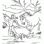 ネイティブアメリカンと馬