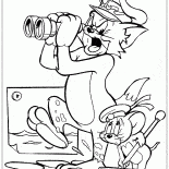 トムは、海の犬です