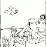 顕微鏡でチーム全体