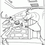 鹿は、いくつかの果物を提供しています