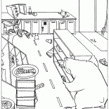 店舗の破壊