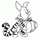 ハロウィンのピグレット