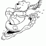 ウィニーは、山からロール