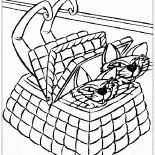 バスケット猫