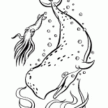 海でクジラ