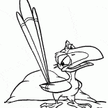 ZAZU、秘書の鳥