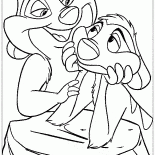 ティモンは花嫁を満たしています