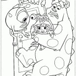 ドアの上に乗って