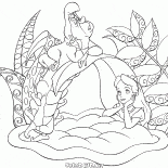 アリスはキャタピラーを満たしています