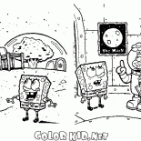 スポンジボブとリス