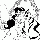 ぬりえ アラジン ぬりえ アラジン