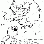 ジャンバがステッチを発見