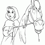 ベルと馬