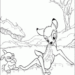 氷上うさぎとバンビ