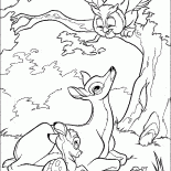 バンビと彼の母親