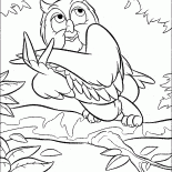 思考の深いフクロウ