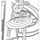 アクションでキャプテン・アメリカ