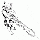 レーザー銃とミサイル