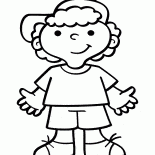 帽子を身に着けている少年