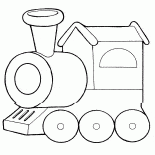 プラスチックの機関車